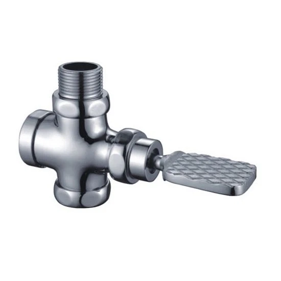 Brass Foot Pedal Flush Valve For Toilet