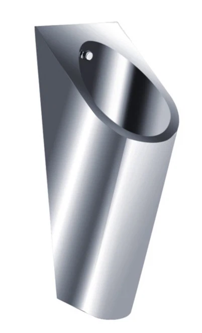 ステンレス鋼の小便器の洗浄