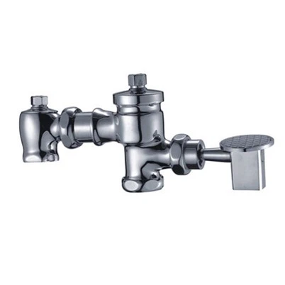 ペダルウォールマウントトイレブラスフラッシュバルブ